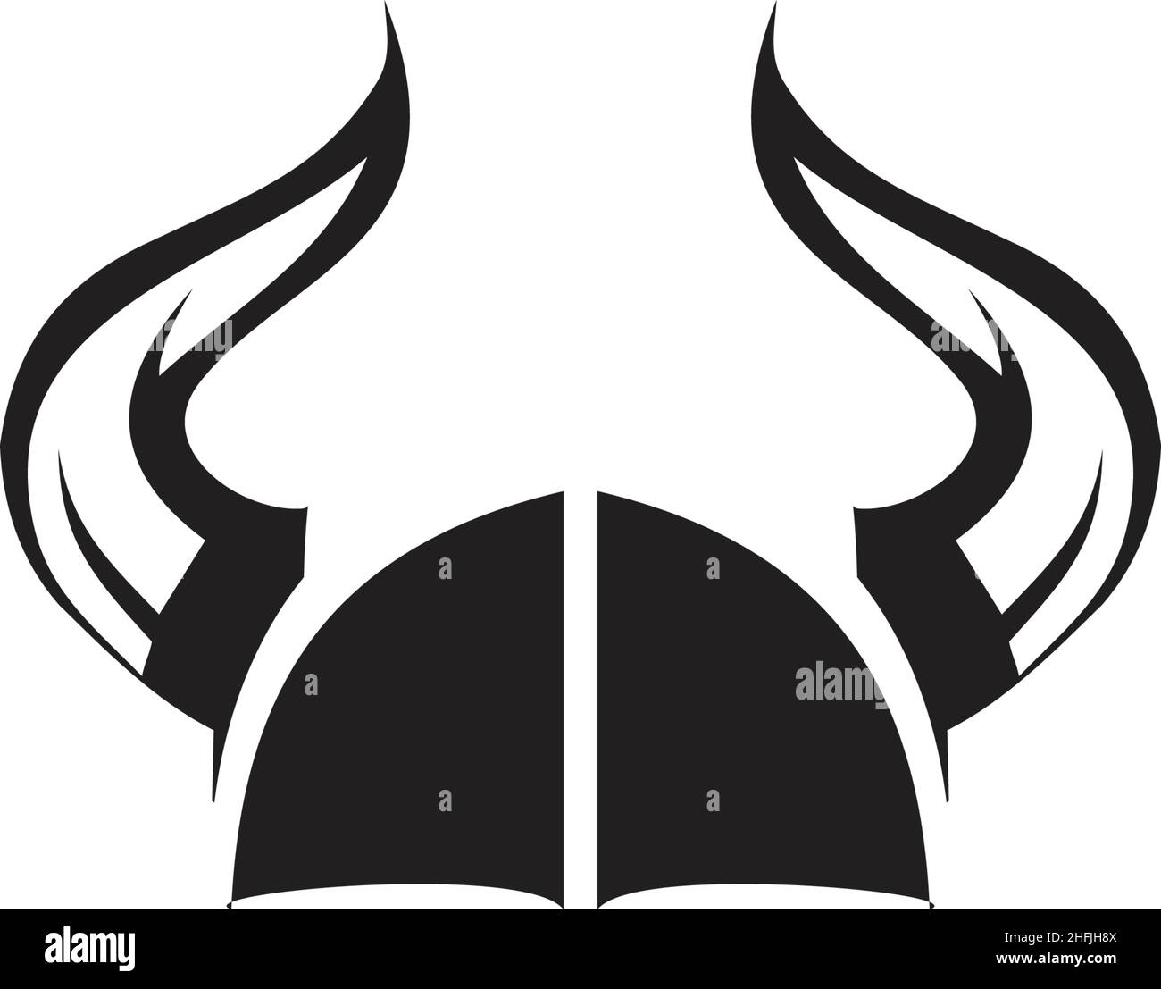 Logo Viking design inspiré modèle vectoriel Illustration de Vecteur
