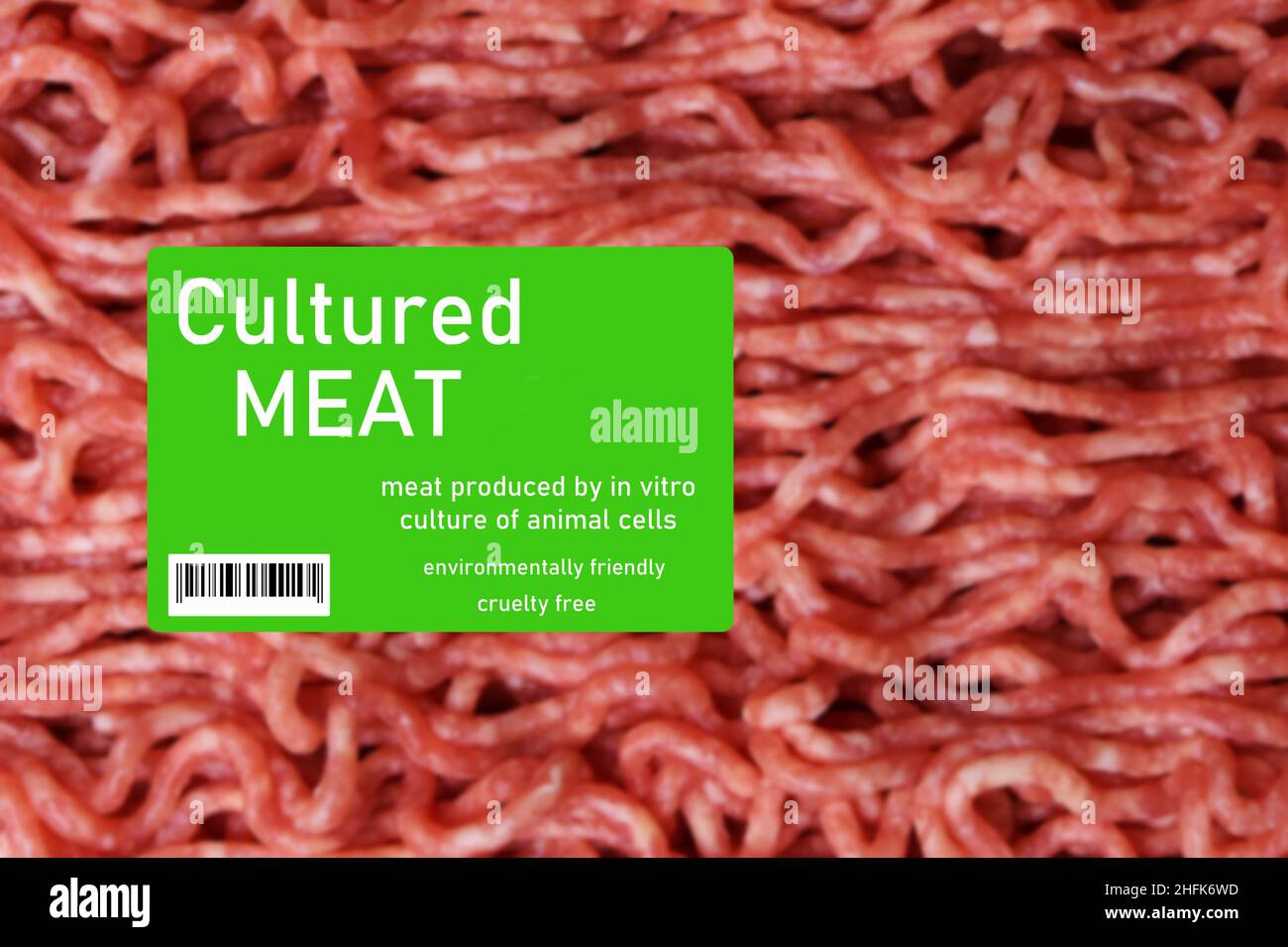 concept de viande de culture Banque D'Images