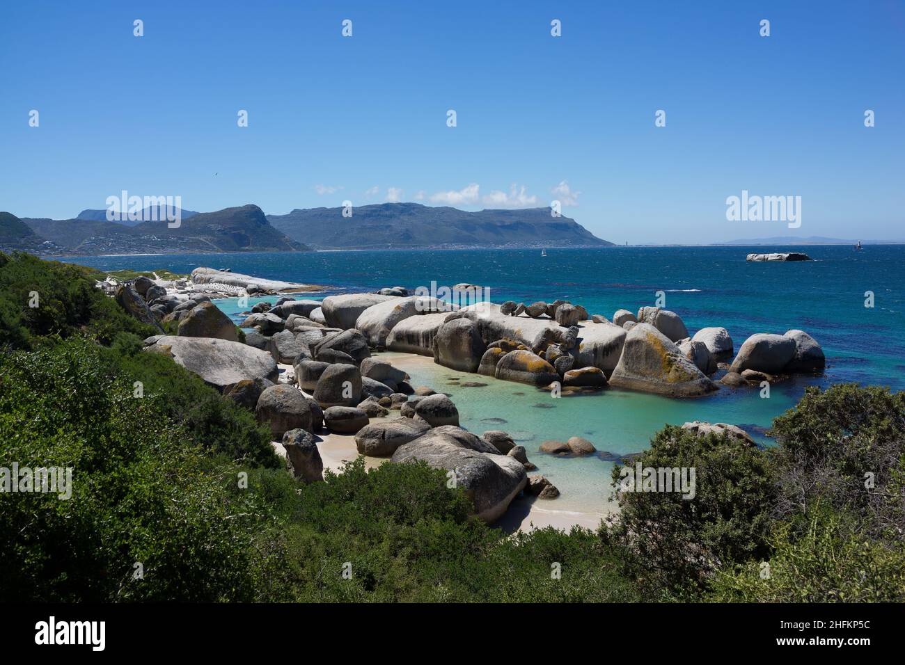 Plage de Boulder au Cap Banque D'Images