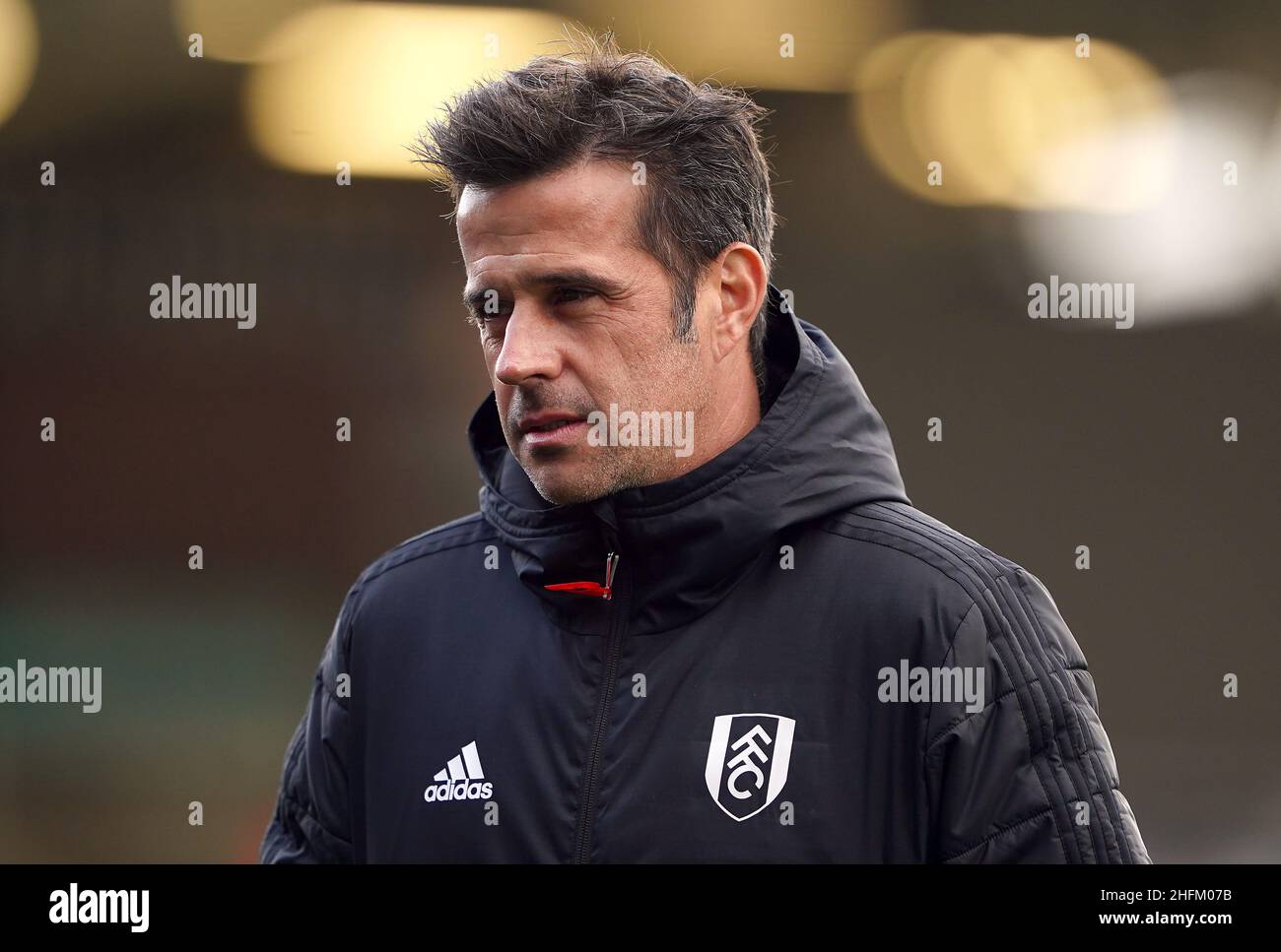 Photo du dossier datée du 06-11-2021 du gestionnaire de Fulham Marco Silva qui pourrait nommer un côté inchangé quand Fulham accueille Birmingham à Craven Cottage le mardi soir.Date de publication : lundi 17 janvier 2022. Banque D'Images