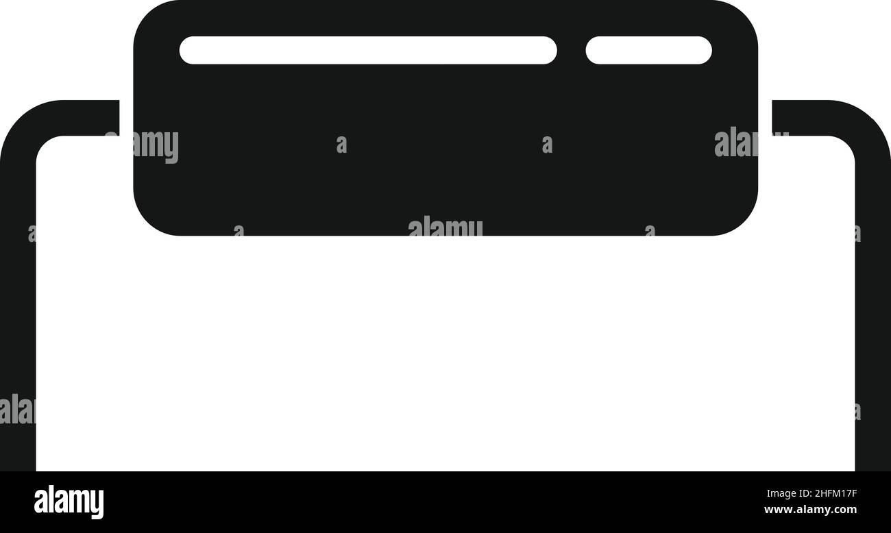Icône de diode d'alarme vecteur simple.Composant d'ampoule.Diode de puissance Illustration de Vecteur
