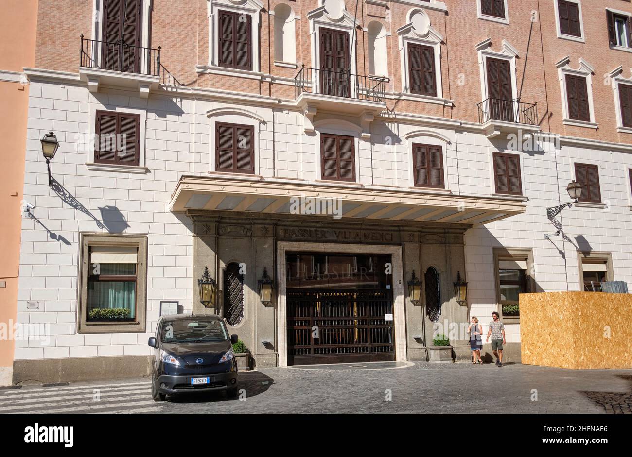 Mauro Scrobogna /Lapresse 06 août 2020 et#xA0; Rome, Italie Actualités crise économique - secteur hôtelier dans la photo: Hôtels fermés et installations touristiques Banque D'Images