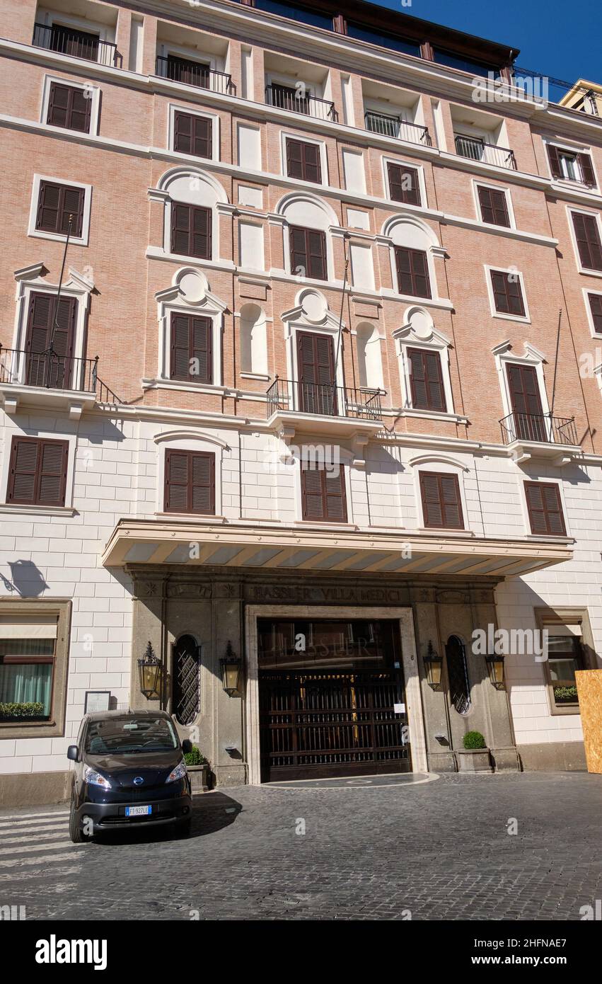 Mauro Scrobogna /Lapresse 06 août 2020 et#xA0; Rome, Italie Actualités crise économique - secteur hôtelier dans la photo: Hôtels fermés et installations touristiques Banque D'Images