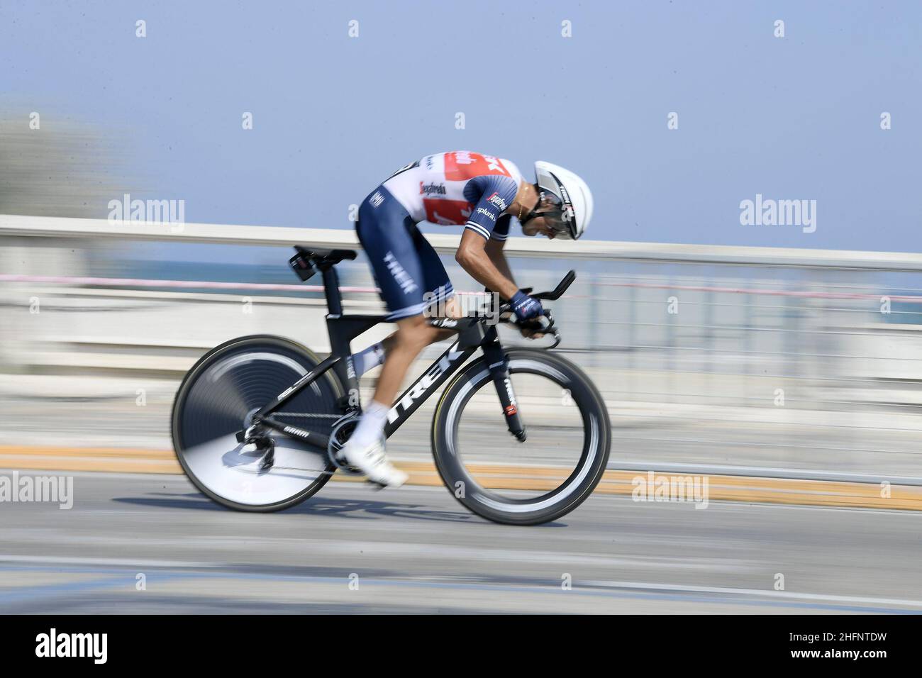 Lapresse - Marco Alpozzi septembre, 14 2020 San Benedetto del Tronto (Italie) Sport Cyclisme Tirreno Adriatico 55 Edition - ITT San Benedetto del Tronto 10,1 km à temps individuel essai dans le pic: NIBALI Antonio ITA (TREK - SEGAFREDO) Banque D'Images