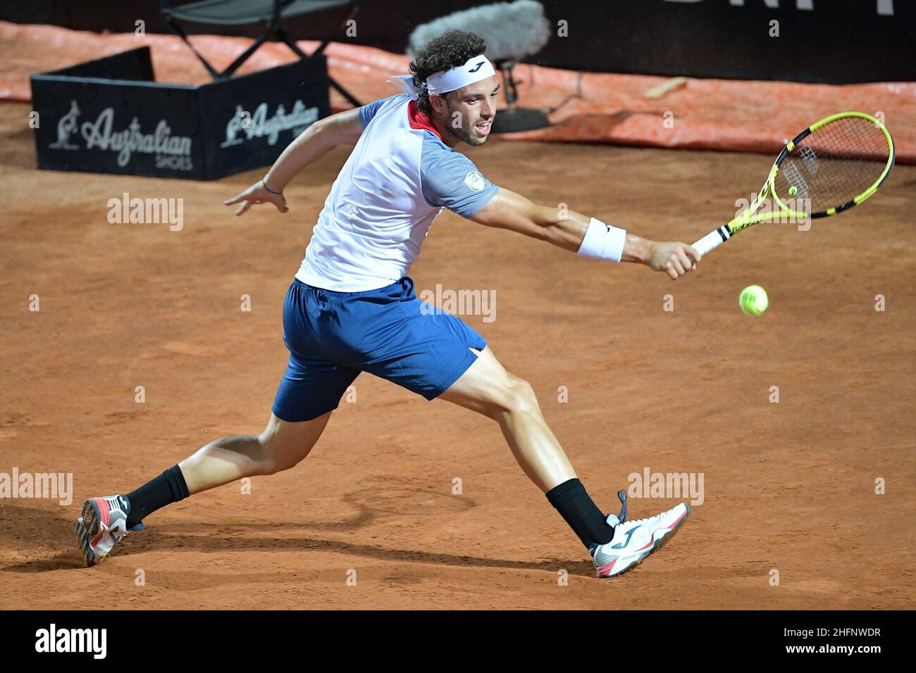 Alfredo Falcone - Lapresse 15/09/2020 Roma (Italie) Sport tennis Marco Cecchinato (ITA) vs Kyle Edmund (GBR) Internazionali BNL d'Italia 2020 dans le pic:Marco Cecchinato Banque D'Images