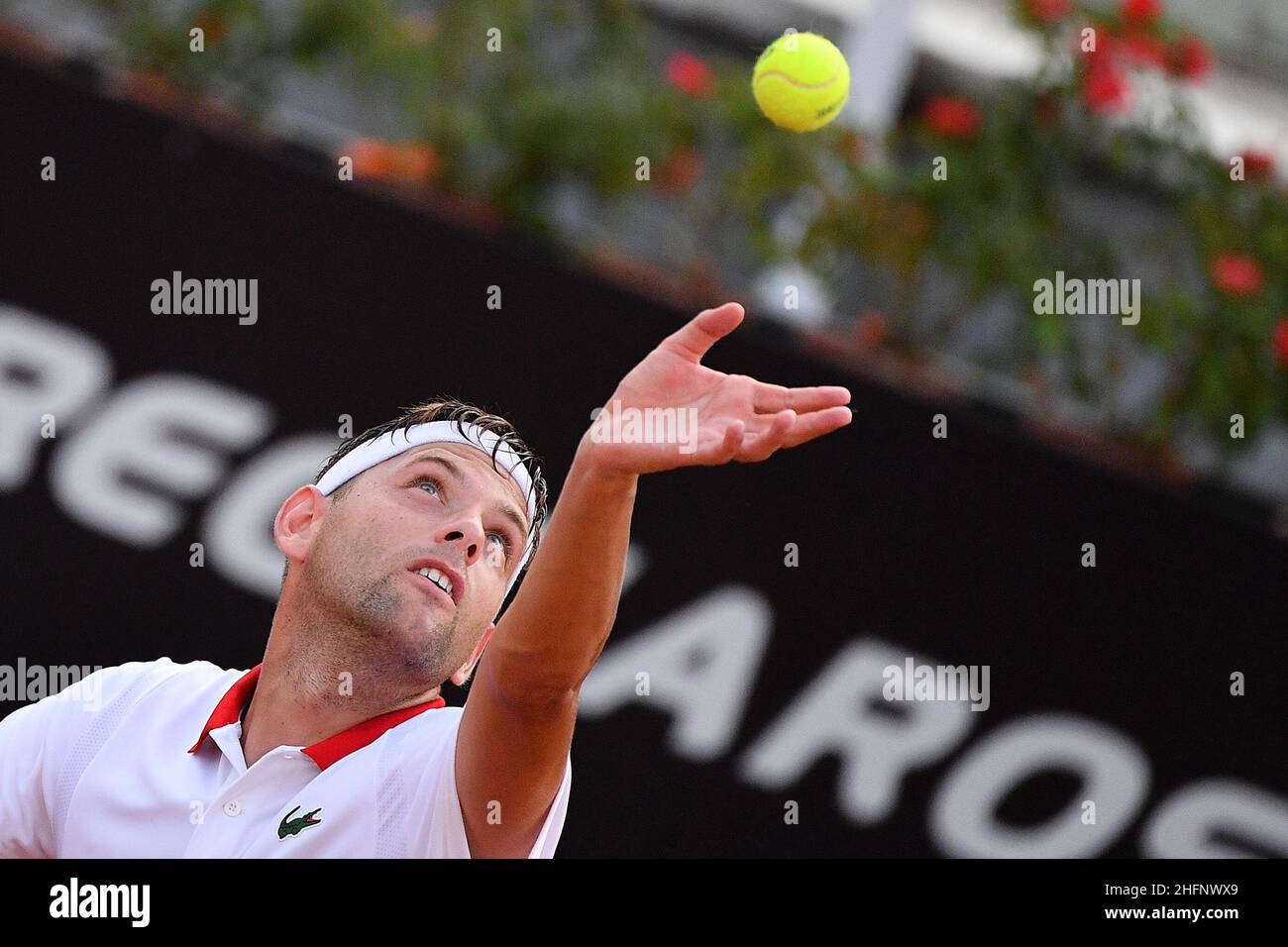 Alfredo Falcone - Lapresse 16/09/2020 Roma (Italie) Sport tennis Marco Cecchinato (ITA) vs Filip Krajinovic (SRB) Internazionali BNL d'Italia 2020 dans le pic:Filip Krajinovic Banque D'Images