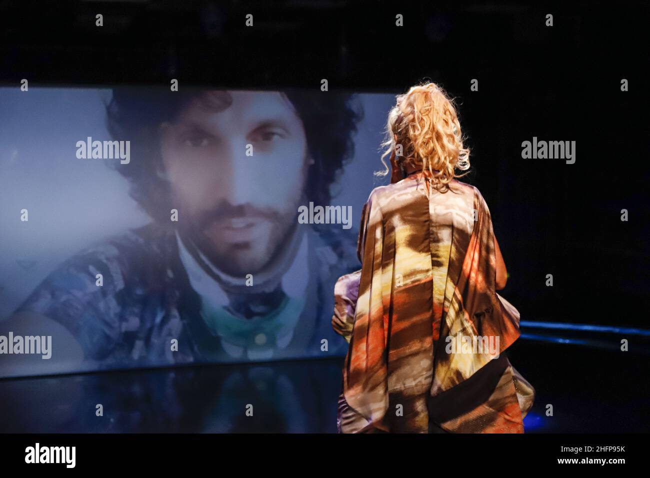 Roma Grande Fratello VIP Settima puntata nella foto: Maria Teresa Ruta per gentile concessione dell’ufficio stampa Endemol Shine Italie Lapresse Banque D'Images