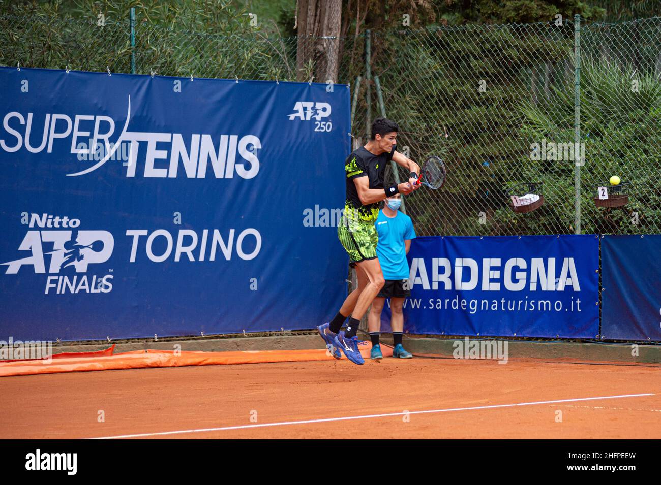 Alessandro Tocco/Lapresse 11 octobre 2020 Santa Margherita di Pula,  Cagliari (Italie) tennis de sport, forte Village Sardegna ouvert dans le  pic: Danilo Petrovic Photo Stock - Alamy