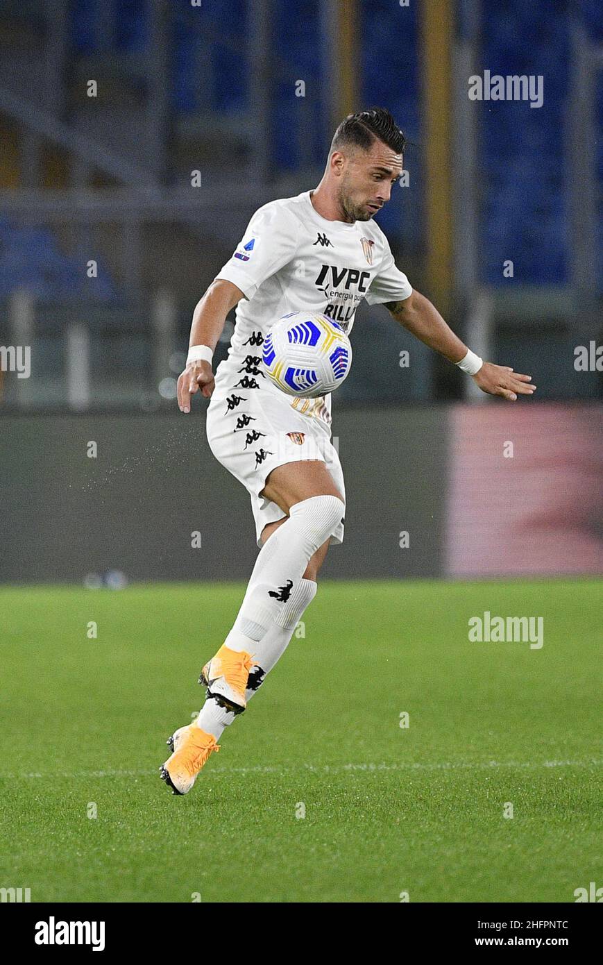 Fabrizio Corradetti / Lapresse octobre 18st 2020 Rome, Italie Sport Soccer Roma vs Lazio - Championnat italien de football League A TIM 2018/2019 - Stade Olimpico.Dans la photo: Gaetano Letizia (Benevento) Banque D'Images