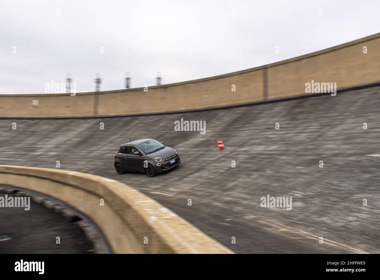 Nicolo' Campo/Lapresse 23 octobre 2020 Turin (Italie) Nouvelle 500 International Media Drive in the pic: New 500 Banque D'Images