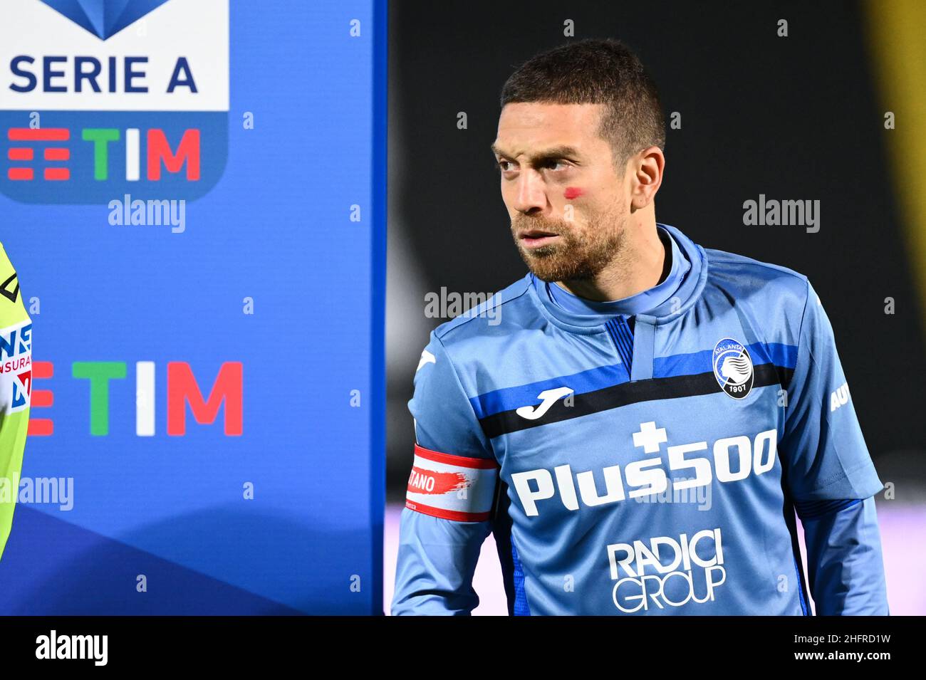 Massimo Paolone/Lapresse 21 novembre 2020 Cesena, Italie football sport Spezia vs Atalanta - Championnat italien de football League A TIM 2020/2021 - Dino Manuzzi stade dans le pic: Alejandro Dario Gomez (Atalanta Bergamasca Calcio) regarde dessus Banque D'Images