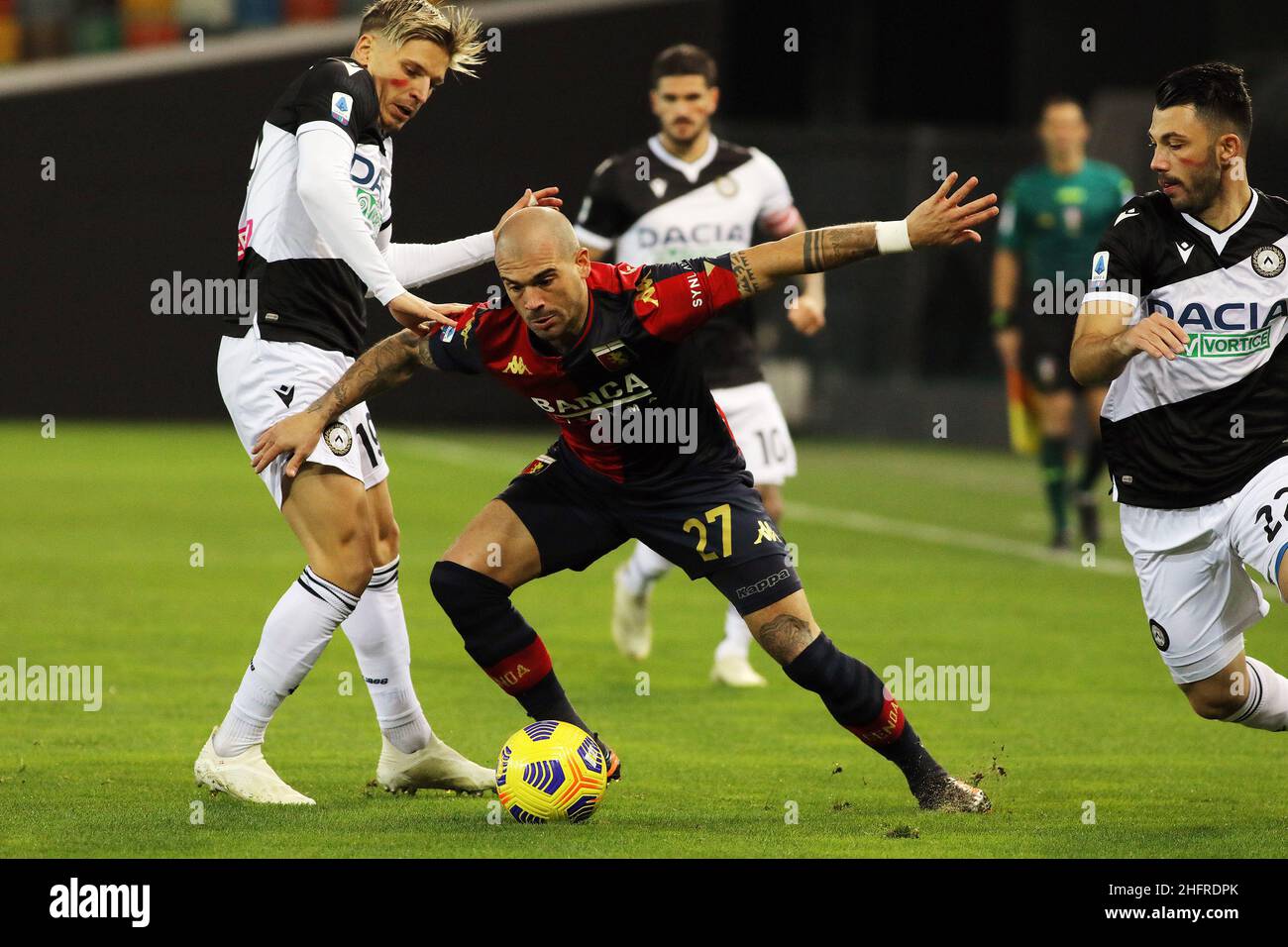 Andrea Bressanutti/Lapresse 22 novembre 2020 Udine, Italie football Udinese vs Gênes - Championnat italien de football League A Tim 2020/2021 - Stade Dacia Arena dans le pic: Sturaro stefano Banque D'Images