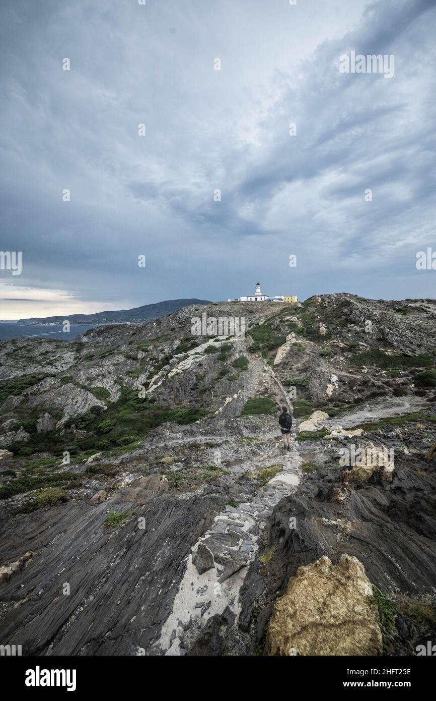 Le phare du Cap de Creus Banque D'Images