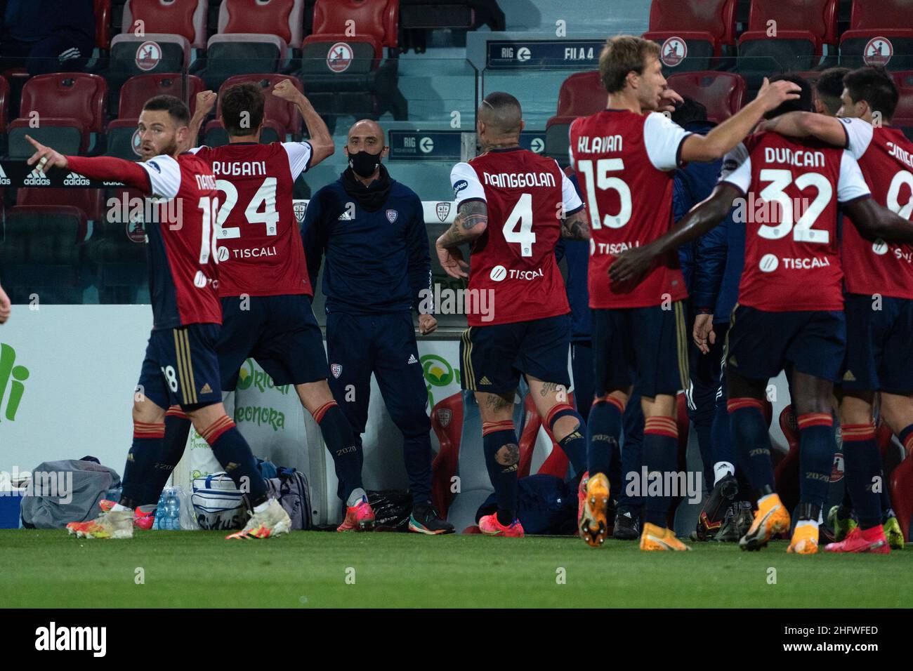 Foto Lapresse/Tocco Alessandro 03/03/2021 Cagliari(Italia) Sport Calcio