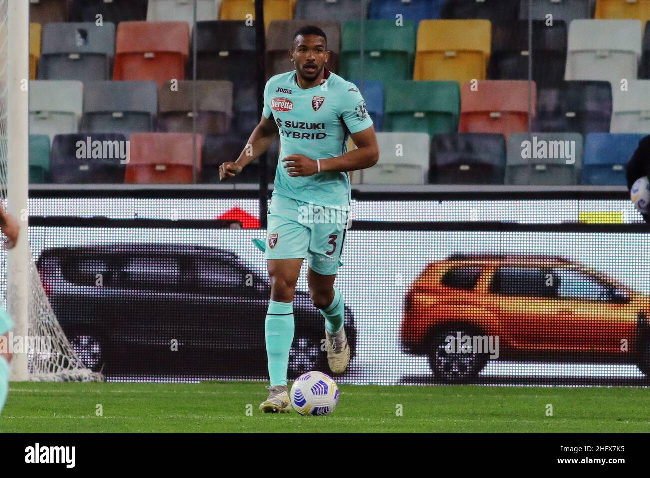 Andrea Bressanutti/Lapresse 10 avril 2021 Udine, Italie football sportif Udinese vs Torino - Ligue italienne de football A Tim 2020/2021 - Stade Dacia Arena dans le pic: bremer Banque D'Images