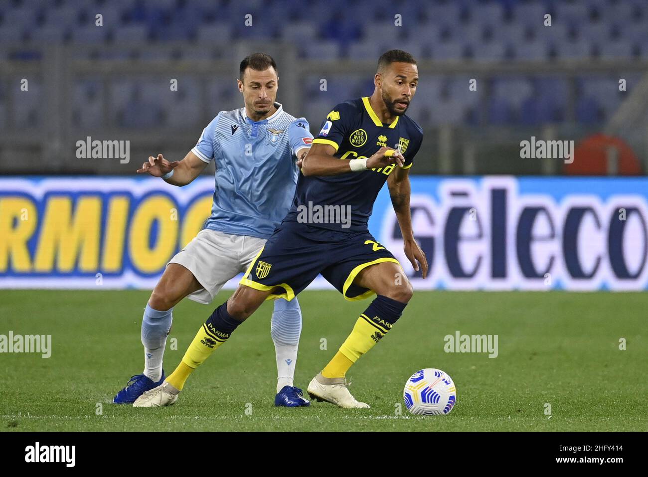 Fabrizio Corradetti / Lapresse 12st mai 2021 Rome, Italie football Lazio vs Parme - Championnat italien de football Ligue A TIM 2020/2021 - Stade Olimpico dans le pic: Hernami (Parme) Banque D'Images