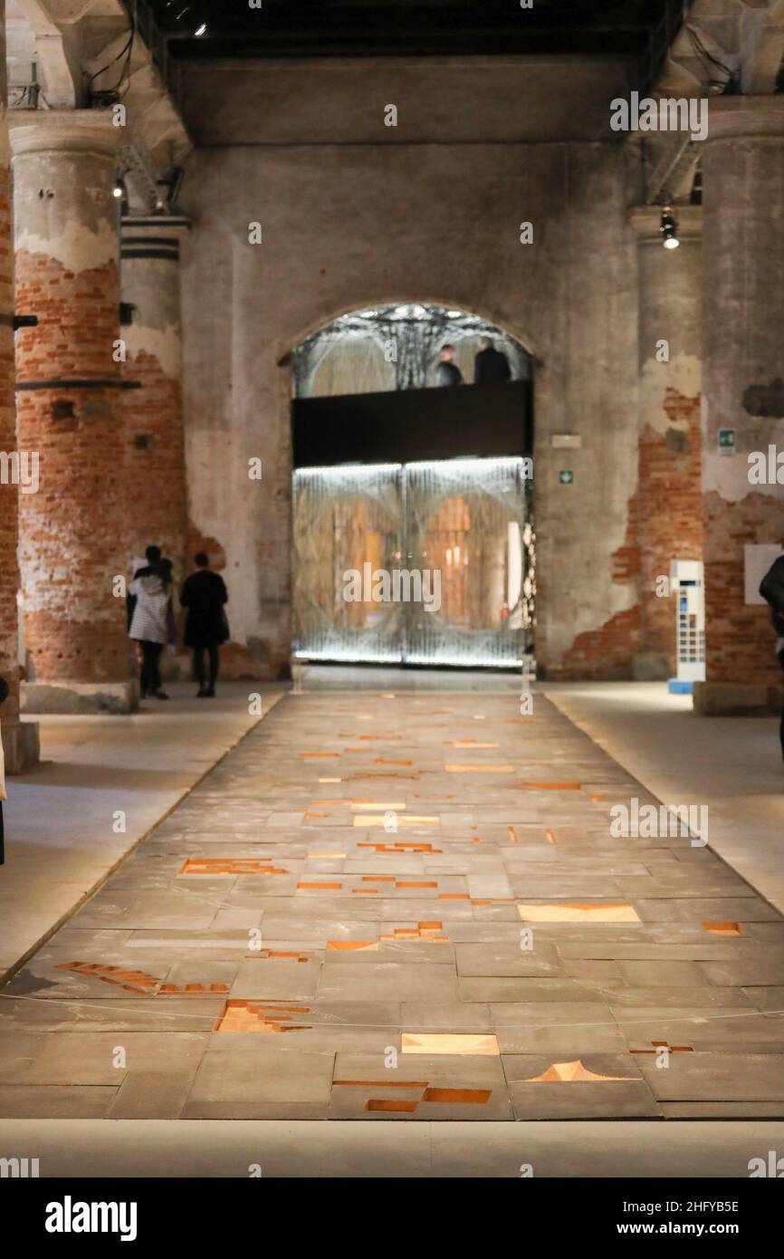 Foto Tagliapietra/Masini/LaPresse19/05/2021 - Venezia, ItaliaCronaca17^ Biennale di Architetura a Venezia, immagini in anteprimaNella foto: ArsenalPhoto Tagliapietra/Masini/LaPresseMay 19, 2021 - Venezia, ItalyNews17th Biennale Architetura 2021, preview picturesIn the pic: Arsenal Banque D'Images