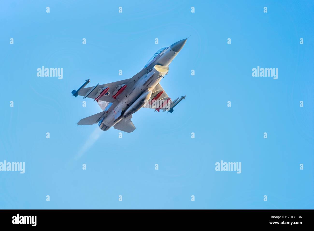 Pièce Militaire Du 107e Escadron F-16i - Armée De L'air Israélienne, Original, Thème Militaria