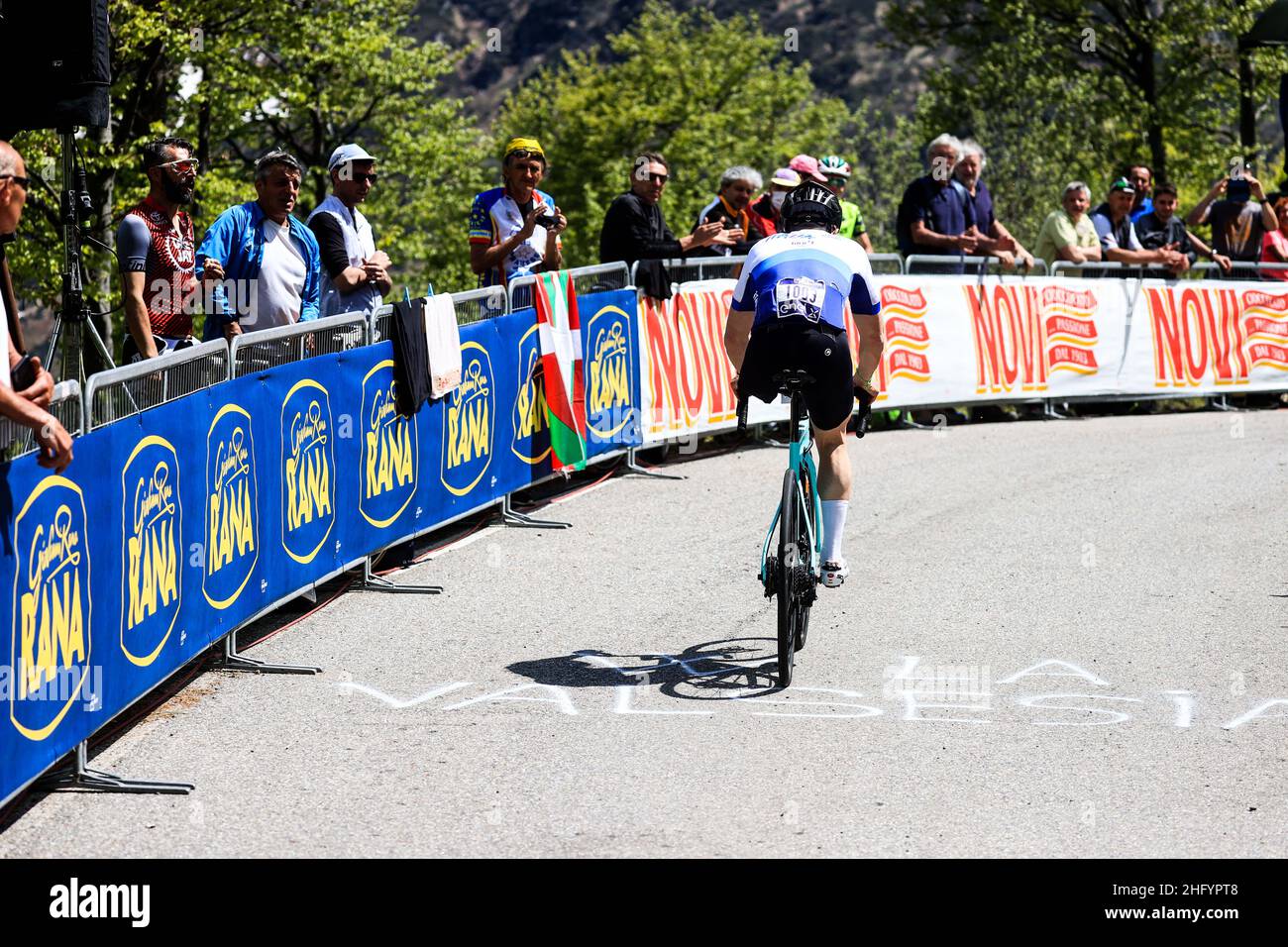 Lapresse/Alessandro Garofalo 28 mai 2021 Sport Cycling Giro d'Italia 2021 – Giro E - dans le pic: Dix-neuvième étape Stresa - Alpe di Mera Banque D'Images