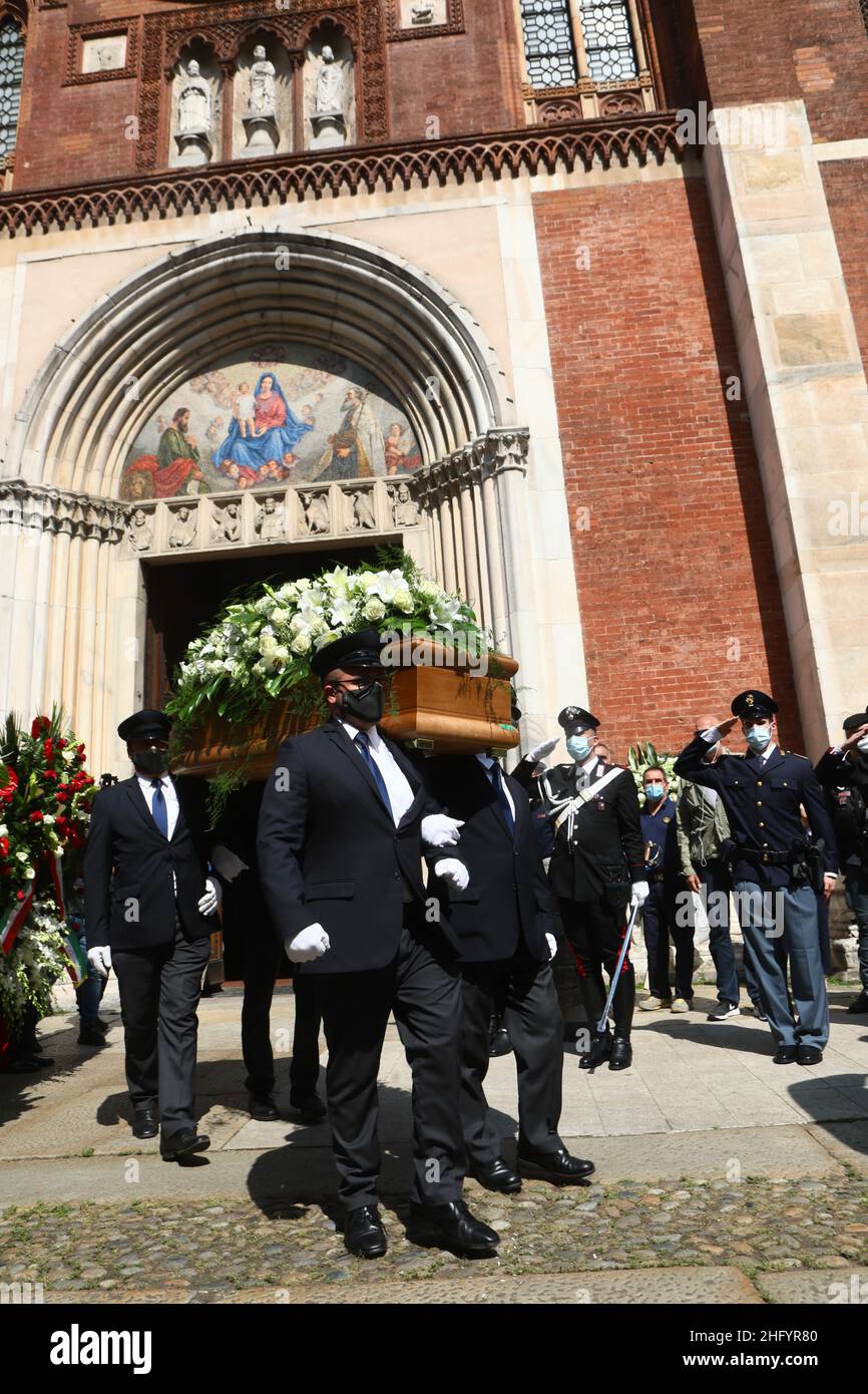 Mairo Cinquetti - Lapresse 29 mai 2021 Milan - Italie Actualités funérailles de Carla Fraci à San Marco Churc à Milan Banque D'Images