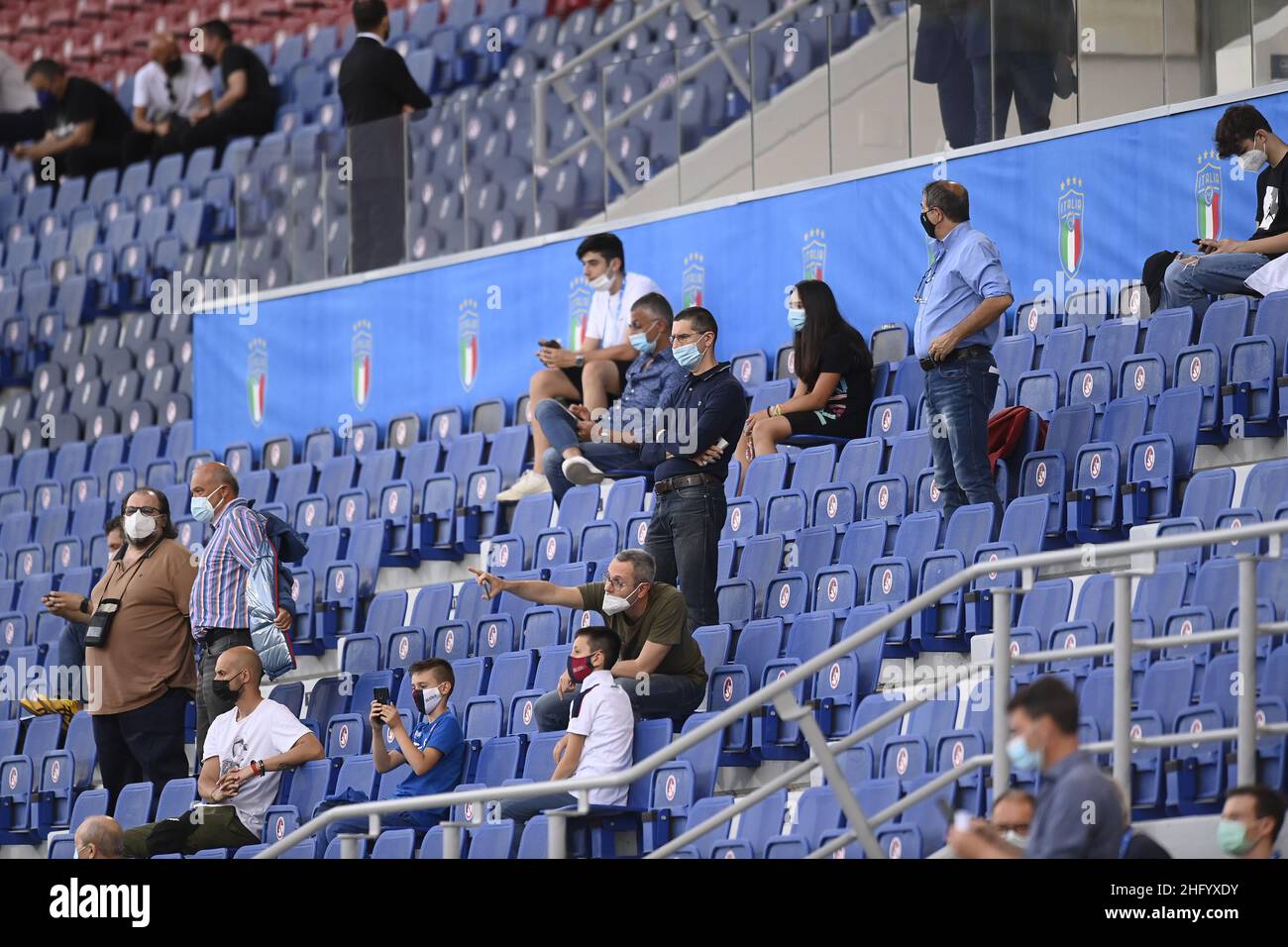 Lapresse - Fabio Ferrari 04 juin 2021 Bologna, Italie sport football Italie contre République tchèque - match amical - Stade 'Dall'Ara' de Bologne.Dans le pic: Partisans Banque D'Images