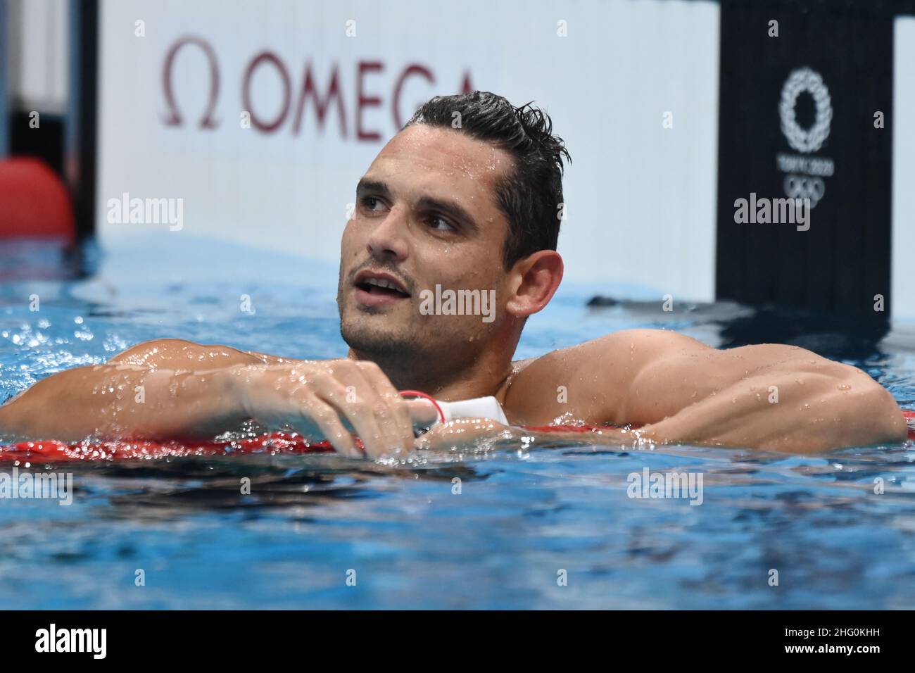 GIAN Mattia d'Alberto / Lapresse 31 juillet 2021 Tokyo Tokyo Jeux Olympiques 2020 natation dans le pic: Florent Manaudou FRA Banque D'Images