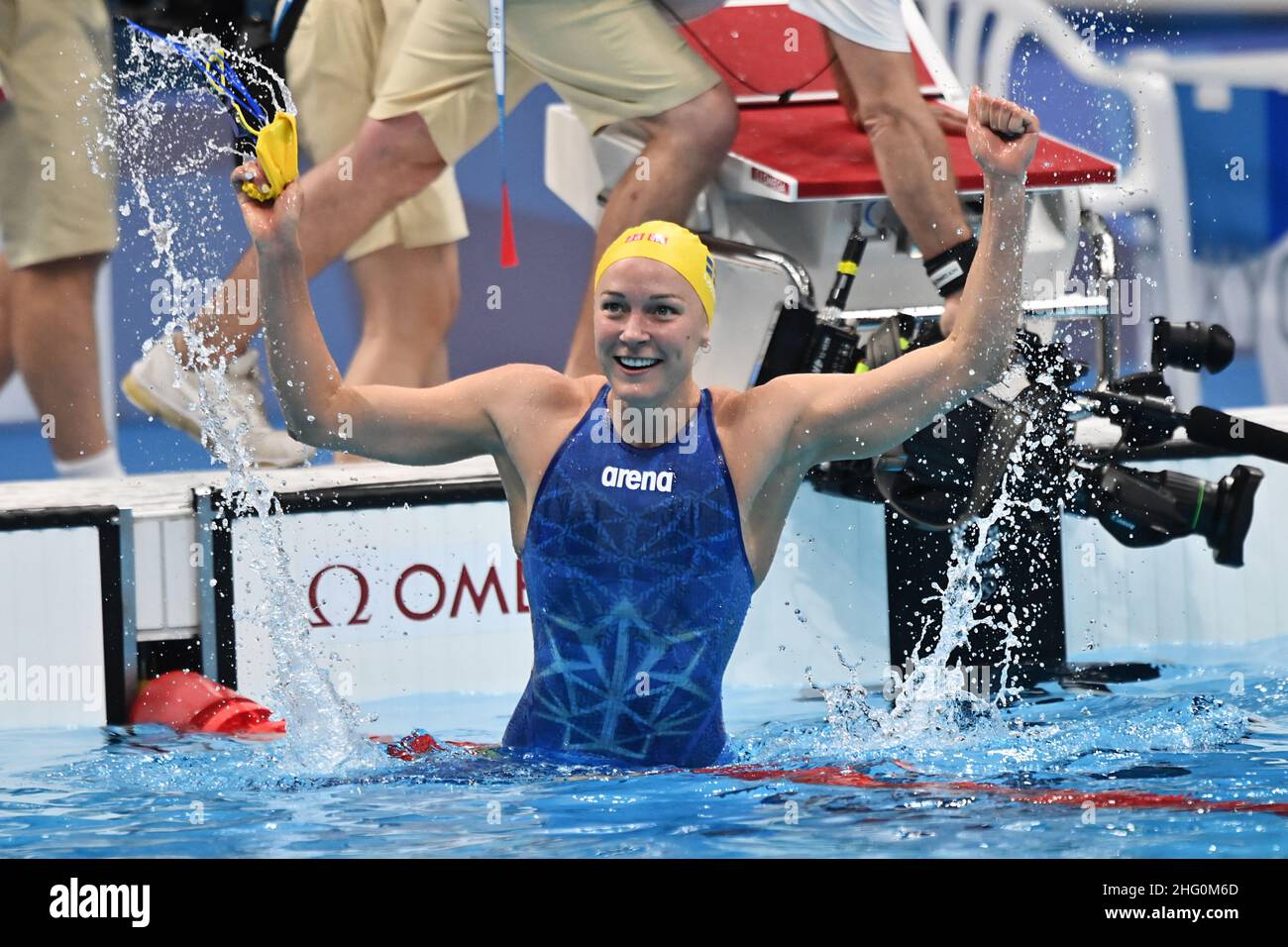 GIAN Mattia d'Alberto / Lapresse 01 août 2021 Tokyo Tokyo Jeux Olympiques 2020 natation dans le pic: Sarah Sjostrom SWE, médaille d'argent 50 fs Banque D'Images