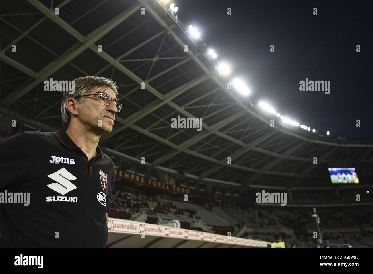 Lapresse - Fabio Ferrari 15 août 2021 Turin, Italie sport football EXCLUSIF TORINO FC Torino FC vs Cremonese - Italie TIM Cup 2021/2022 - Premier tour - stade "Olimpico Grande Torino".Dans le pic:Ivan Juric (Torino FC); Banque D'Images