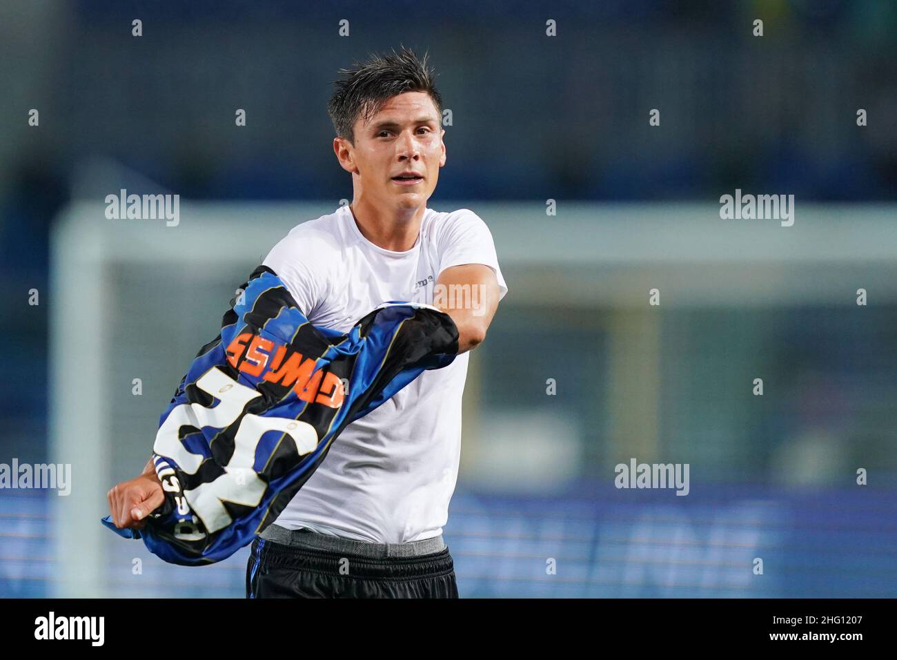 Spada/Lapresse 28 août 2021 -, Bergame Sport, Soccer Atalanta vs Bologne - Championnat italien de football série A 2021/2022 - Gewis Stadium sur la photo: matteo pessina Banque D'Images