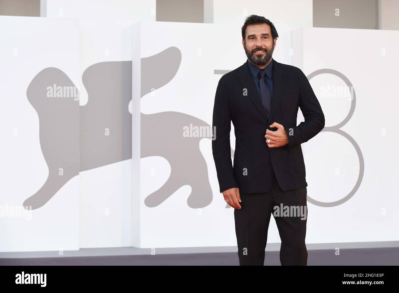 Piergiorgio Pirrone - Lapresse 2021-09-05 Venise 78th Venise Filmfestival illusions perdues tapis rouge dans la photo: Edoardo Leo Banque D'Images