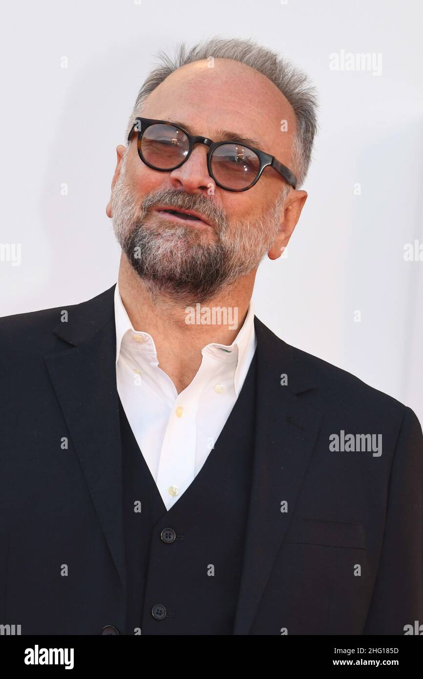 Piergiorgio Pirrone - Lapresse 2021-09-05 Venise 78th Venise Filmfestival illusions perdues tapis rouge dans la photo: Massimo Popolizio Banque D'Images