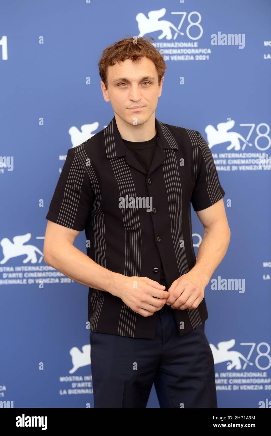 GIAN Mattia d'Alberto - Lapresse 2021-09-08 Venise 78th Festival International du film de Venise 'Freaks Out' Photocall in the photo: Franz Rogowski Banque D'Images