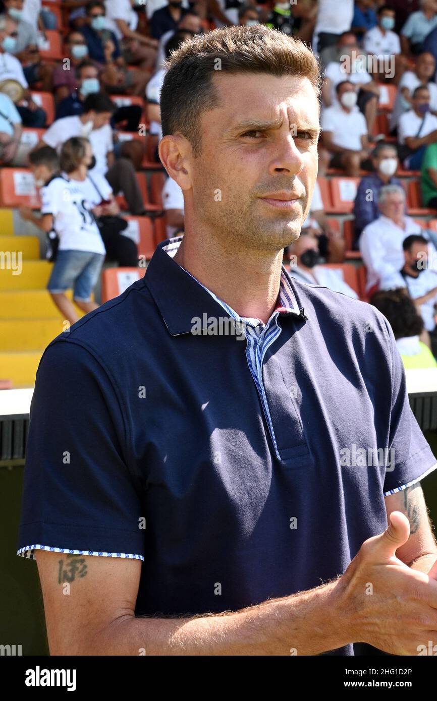 Foto Tano Pecoraro/Lapresse 12 settembre 2021 - LaSpezia, Italia Sport, Calcio Spezia vs Udinese - Campionato italiano di calcio Serie A TIM 2021/2022 - Stadio Alberto Picco Nella foto:motta thiago photo Tano Pecoraro/Lapresse 12 septembre 2021 - Gênes, Italie Sport, Soccer Spezia vs Udinese - Championnat italien de football série A 2021/2022 - Stade Alberto Picco sur la photo: motta thiago Banque D'Images