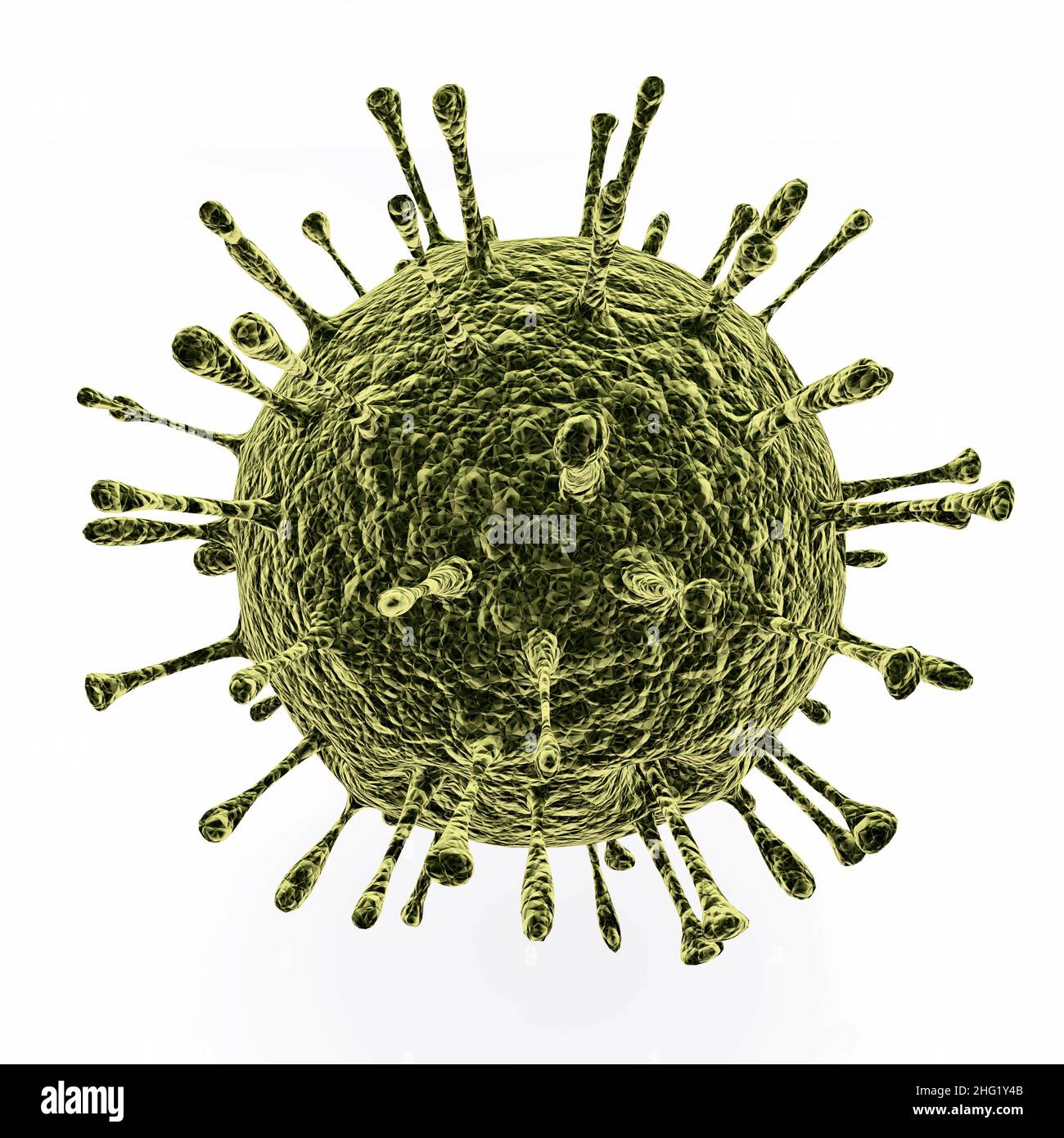Les norovirus sont la cause la plus fréquente de gastro-entérite virale. Banque D'Images