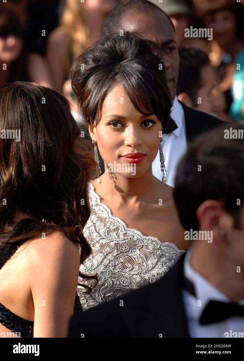 Kerry Washington arrive à la première de Visage au Palais des Festivals. Partie du 62e Festival de film, Cannes. Banque D'Images