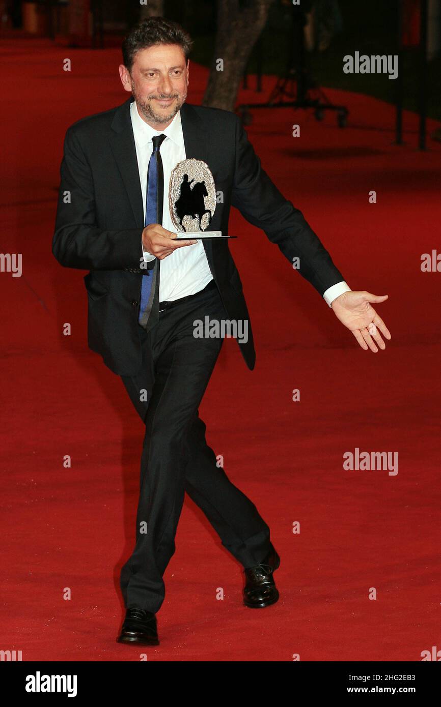 Sergio Castellitto sur le tapis rouge de l'édition 4th du Festival du film de Rome, à Rome, le vendredi 23 octobre 2009. Banque D'Images