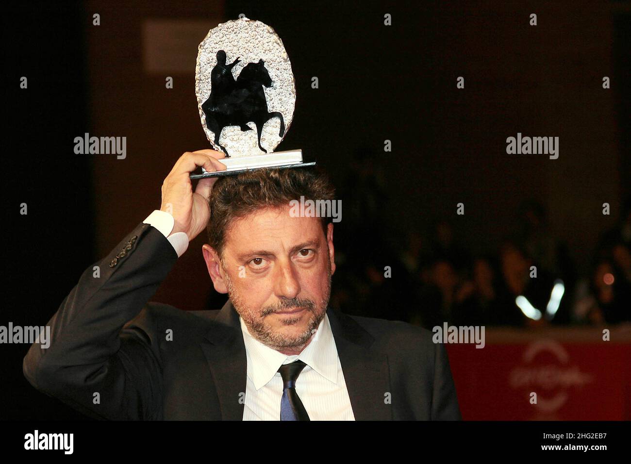 Sergio Castellitto sur le tapis rouge de l'édition 4th du Festival du film de Rome, à Rome, le vendredi 23 octobre 2009. Banque D'Images