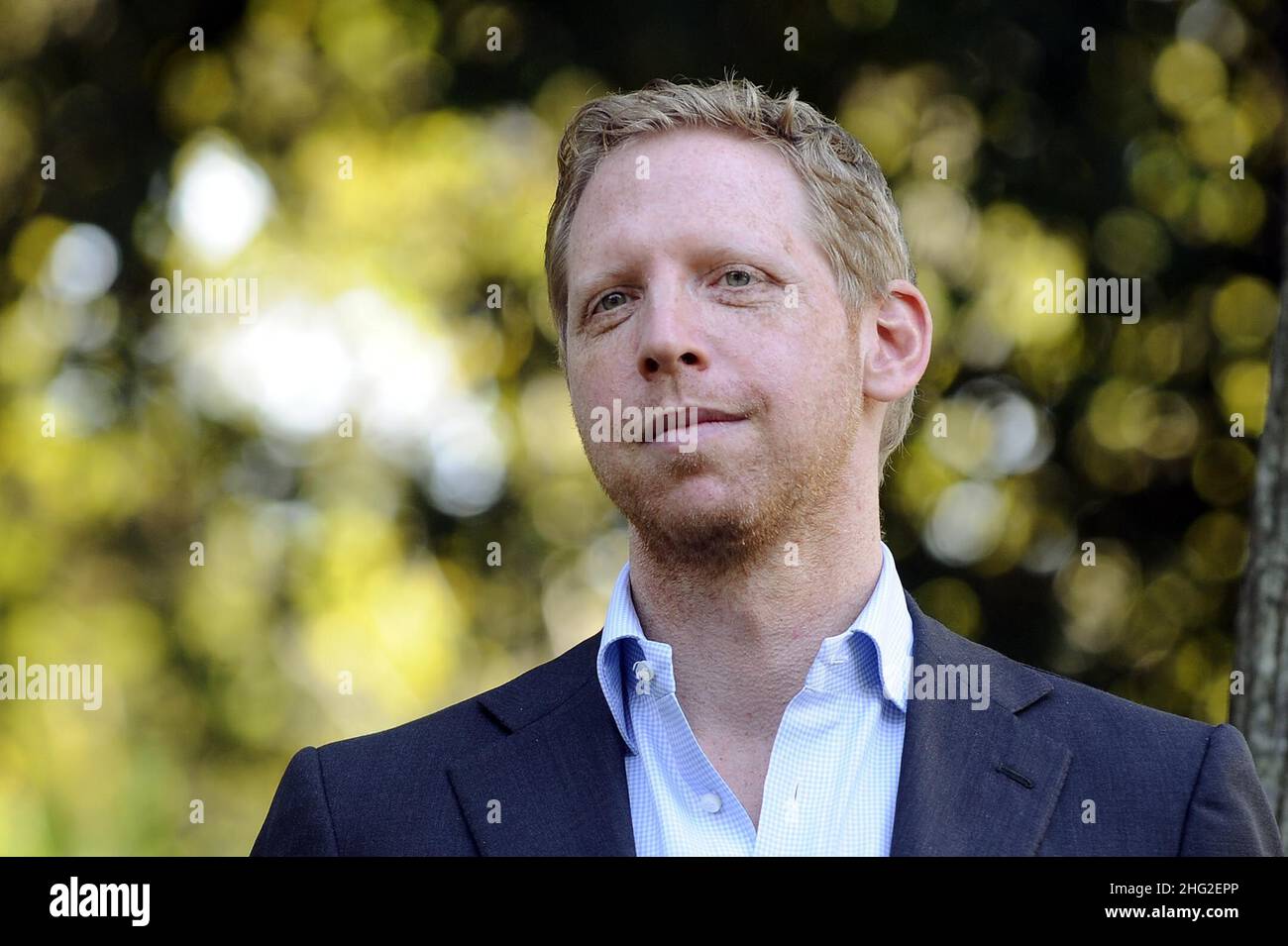 Le réalisateur Matt Tyrnauer assiste à un photocall pour la présentation du film "Valentino le dernier empereur" à Rome, Italie, le 16 novembre 2009. Banque D'Images