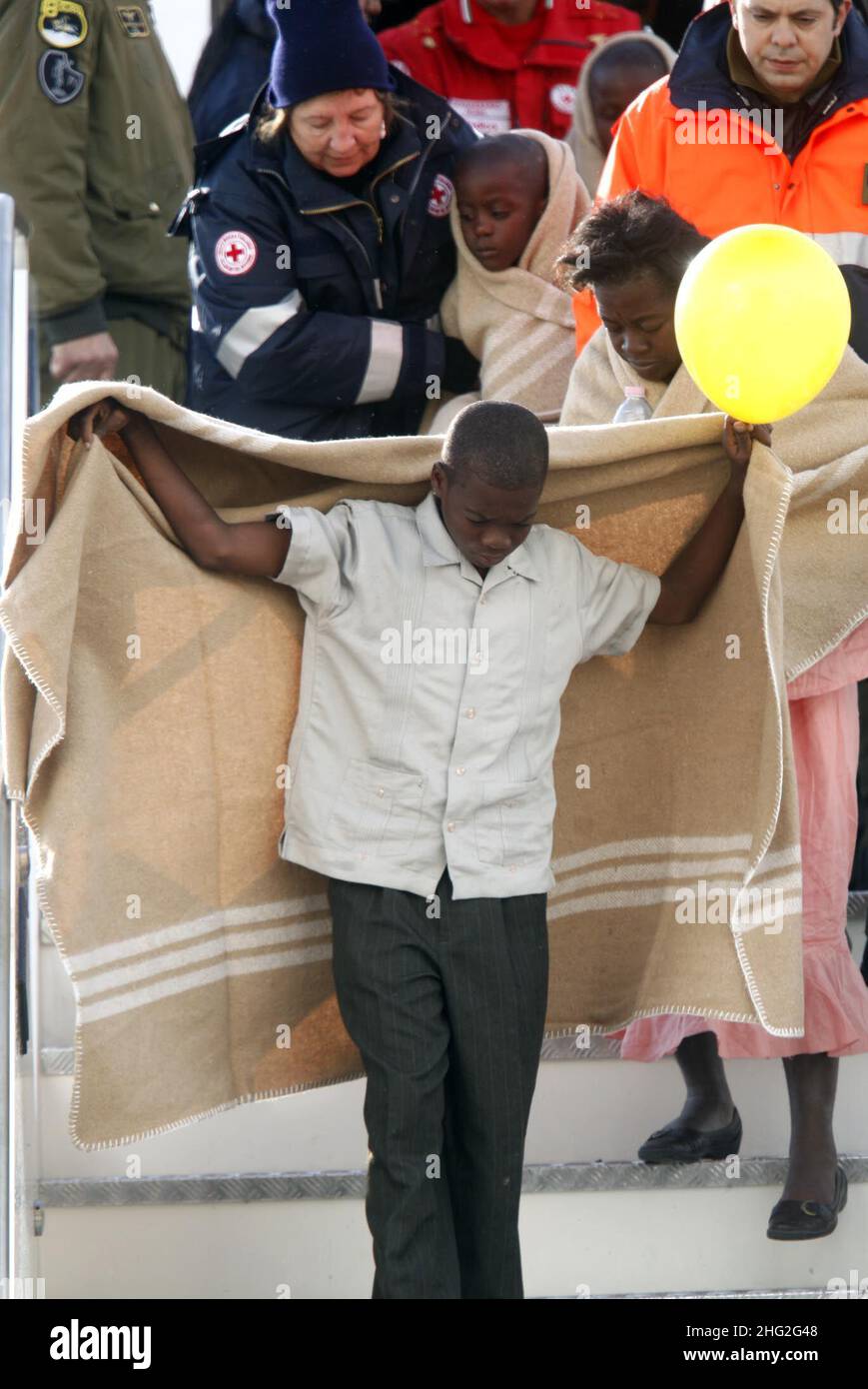 142 citoyens haïtiens arrivent à la base aérienne de Pratica di Mare en