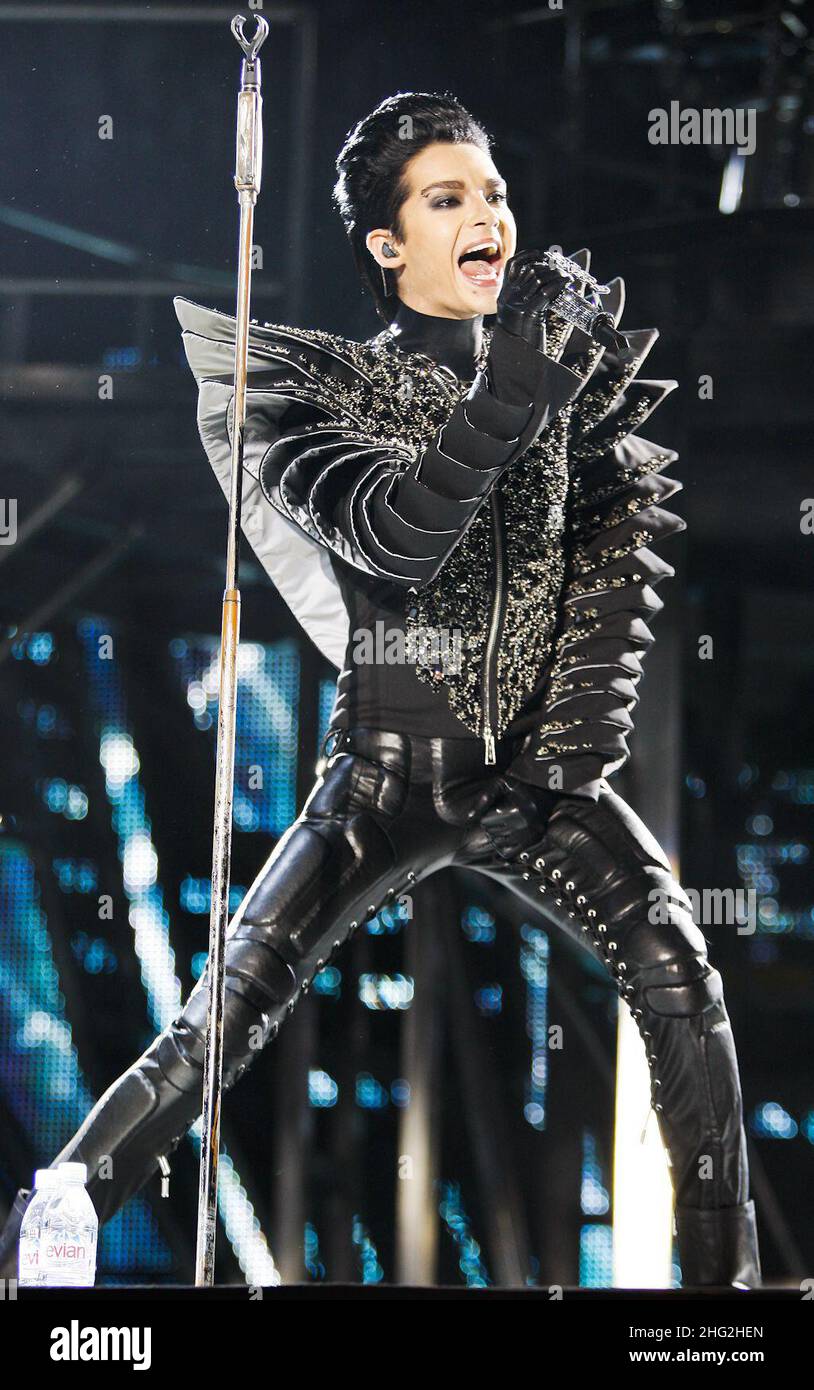Tokio Hotel se produire lors de la visite « Bienvenue dans la ville humanoïde », Padova Italie. Banque D'Images
