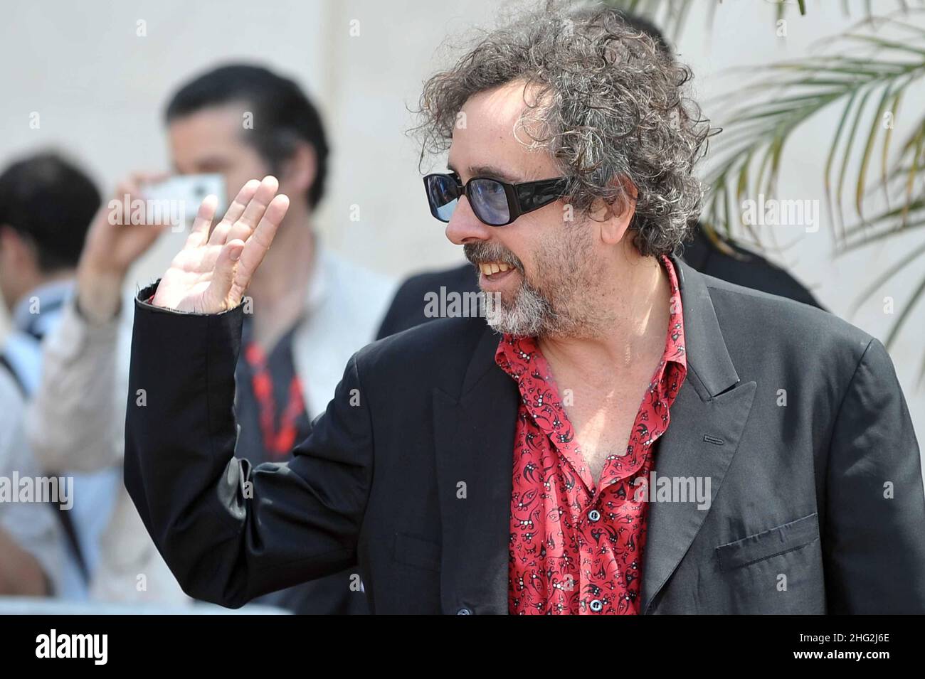 Le Directeur et Président du jury Tim Burton assiste au jury Photocall au Palais des Festivals lors du Festival International du film de Cannes 63rd le 12 mai 2010 à Cannes, France. Banque D'Images