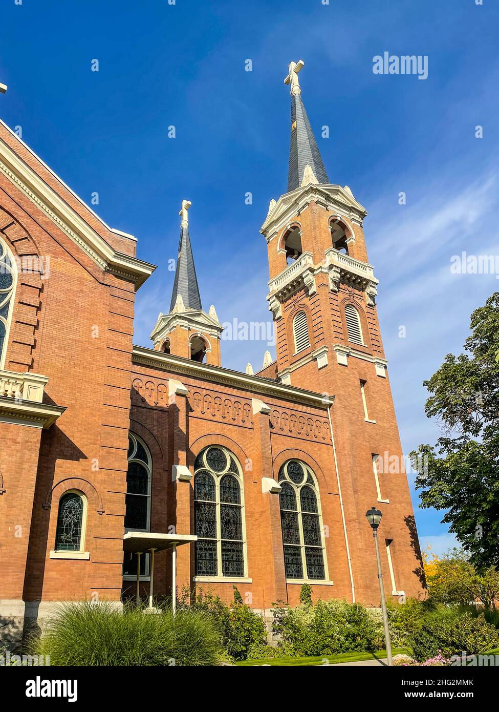 Gonzaga University est une université privée catholique à Spokane, Washington.Il est accrédité par la Commission des collèges et universités du Nord-Ouest Banque D'Images