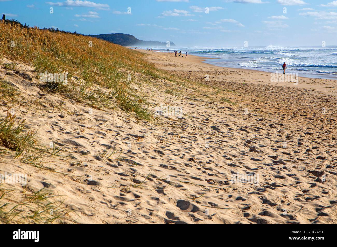 Sunrise Beach sur la Sunshine Coast Banque D'Images