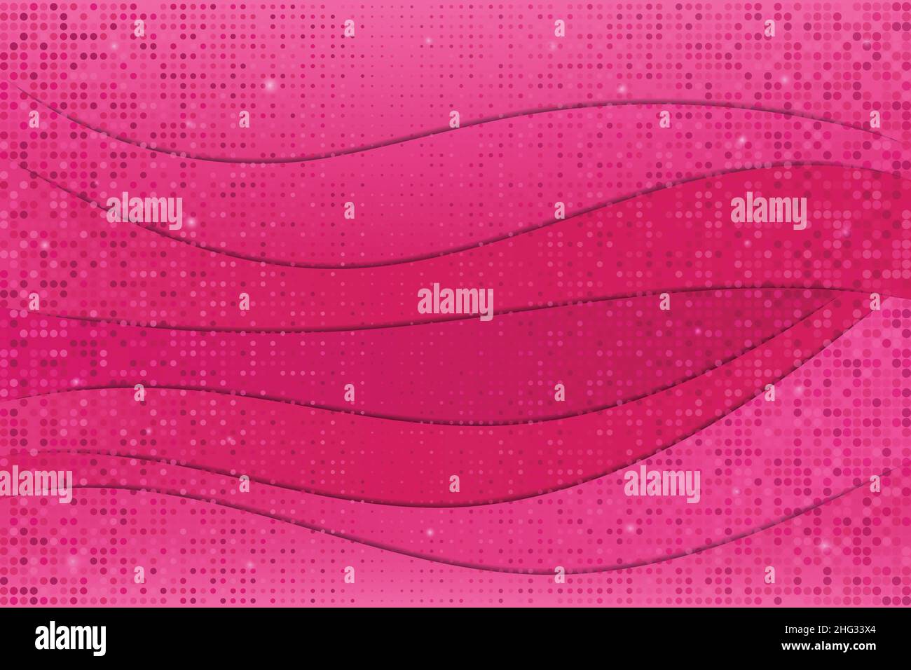 Courbe abstraite Rose Magenta onde demi-ton fond vecteur de bannière Illustration de Vecteur