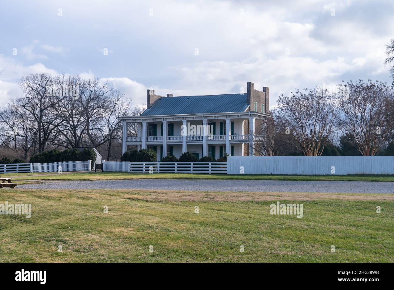 Carnton est une maison historique et un musée dans Franklin, Williamson County, Tennessee, États-Unis.La plantation a joué un rôle important pendant et imm Banque D'Images