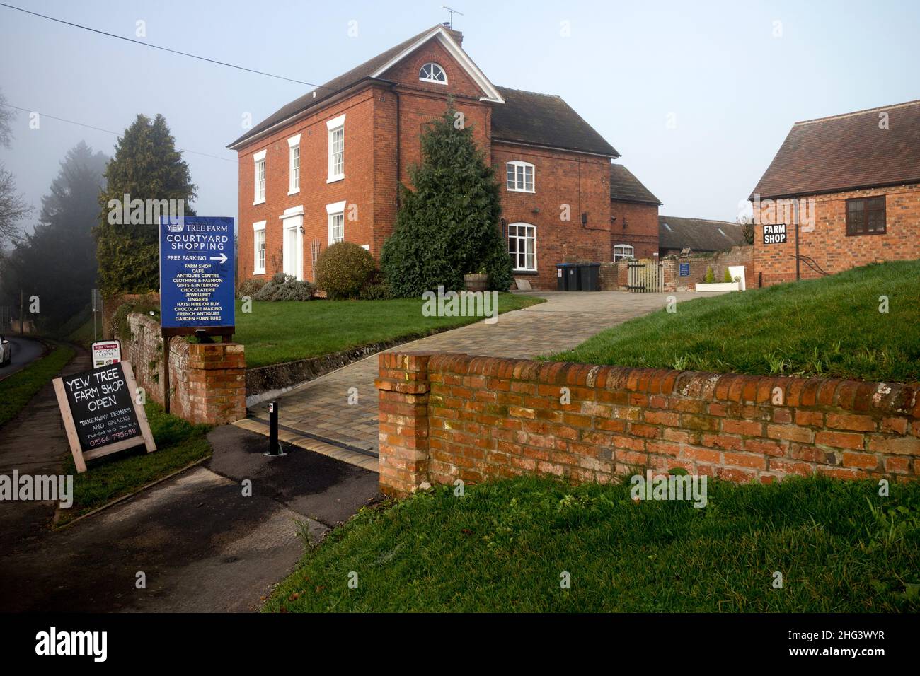 Yew Tree Farm, Wootton Wawen, Warwickshire, Angleterre, Royaume-Uni Banque D'Images