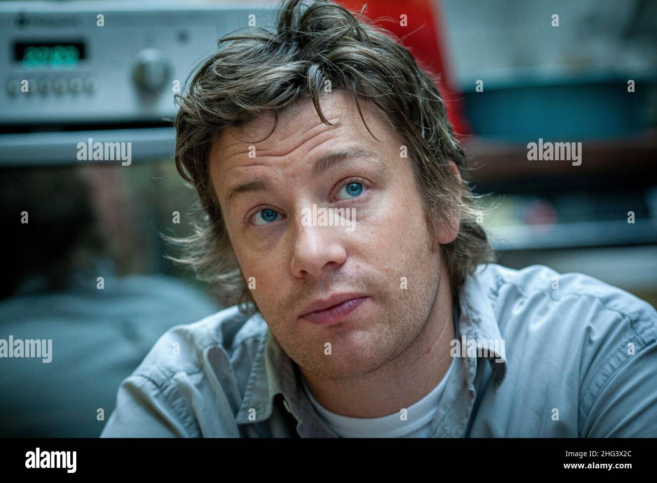 Portrait de Jamie Oliver 2000 à Londres, Royaume-Uni Banque D'Images Portrait de Jamie Oliver 2000 à Londres, Royaume-Uni Banque D'Images