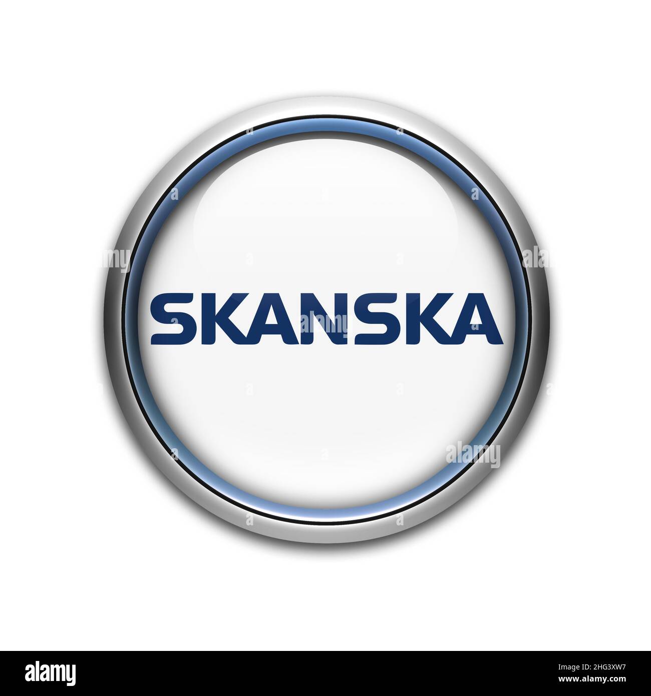 Logo Skanska Banque D'Images