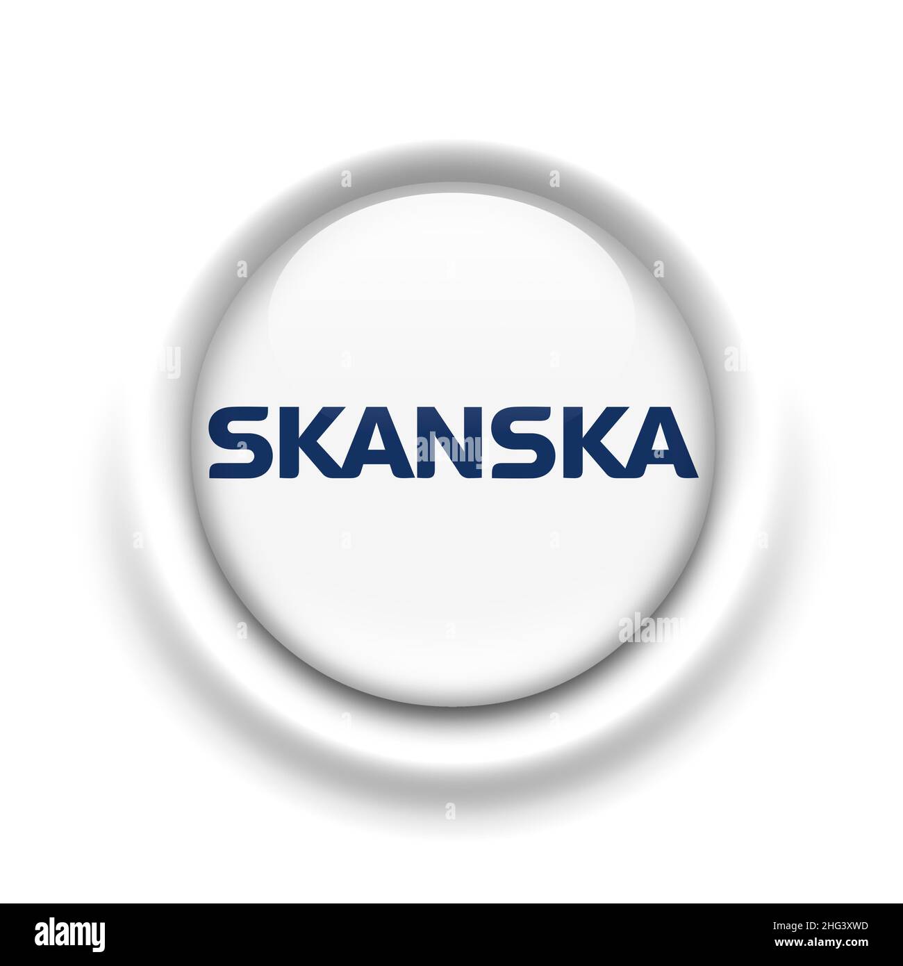 Logo Skanska Banque D'Images