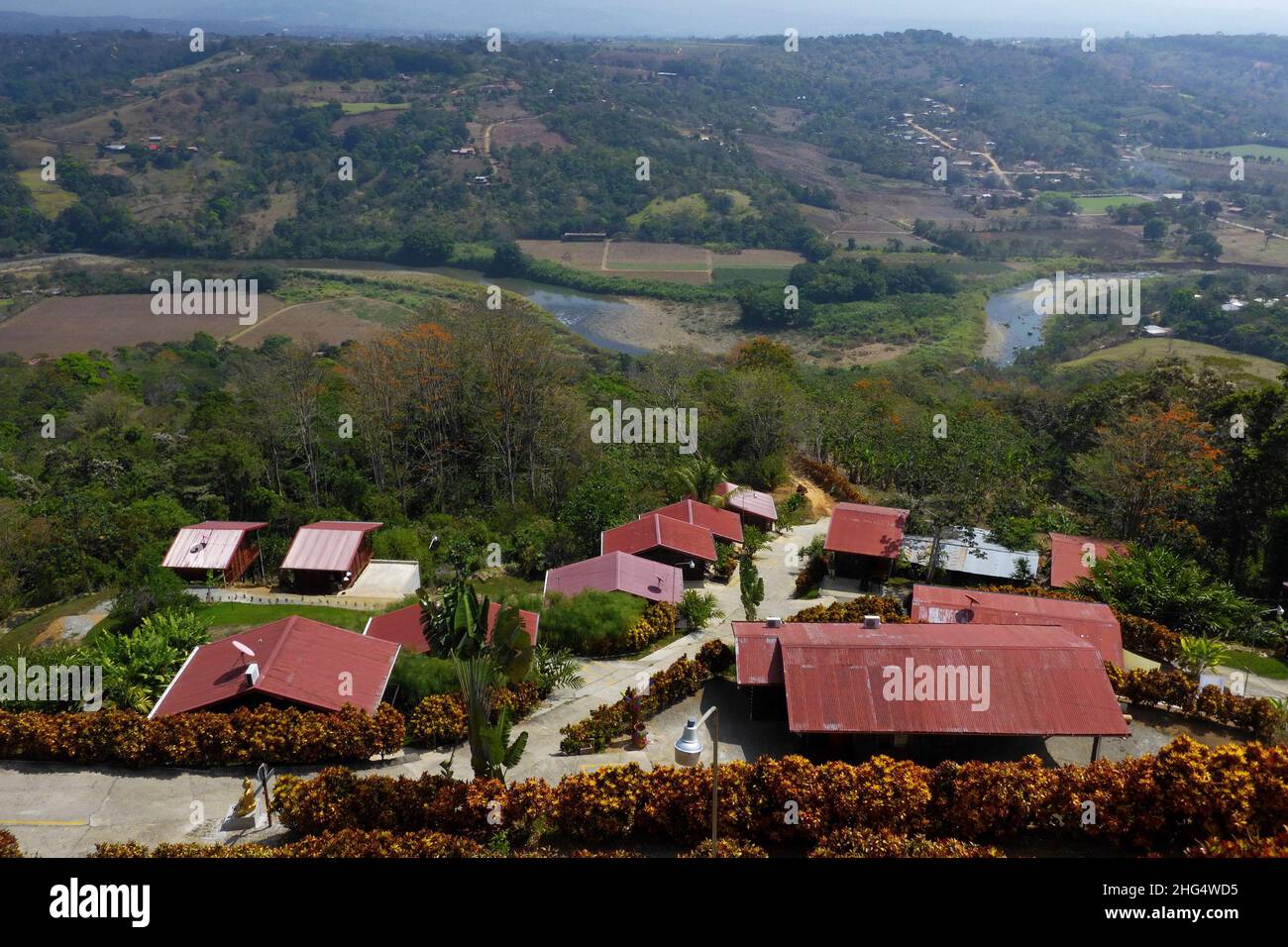 Valle Encantado au Costa Rica, Amérique centrale Banque D'Images